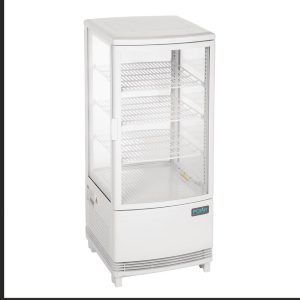 Polar C-Series Energy Efficient Curved Door Display Fridge White 86Ltr