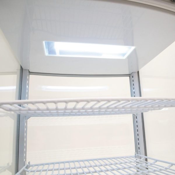 Polar C-Series Energy Efficient Curved Door Display Fridge White 86Ltr