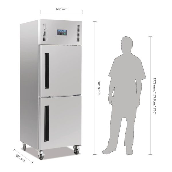 600W. Total usable capacity: 376 Ltr. R290