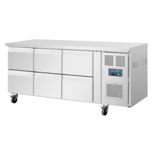 300W. Capacity: 6x1/1GN. R600a