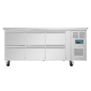 300W. Capacity: 6x1/1GN. R600a