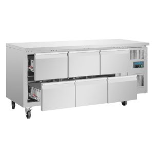 300W. Capacity: 6x1/1GN. R600a