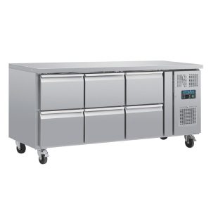 300W. Capacity: 6x1/1GN. R600a