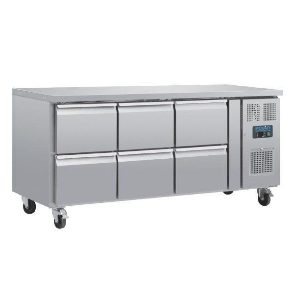 300W. Capacity: 6x1/1GN. R600a