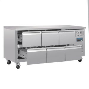 300W. Capacity: 6x1/1GN. R600a