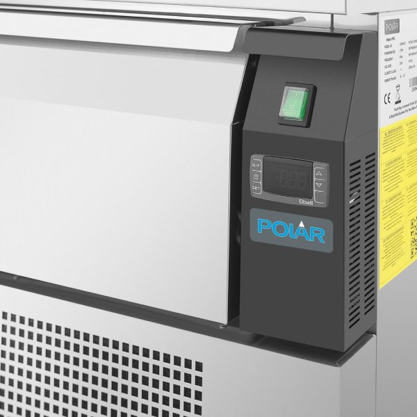 Polar Flexdrawer Counter. Single, 3 x 1/1GN