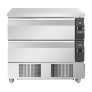 Polar Flexdrawer Counter. Double, 2 x 1/1GN