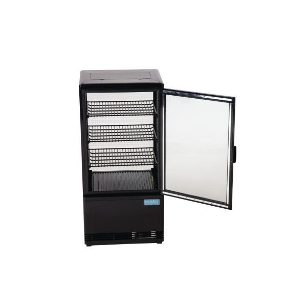 Polar C-Series Energy Efficient  Display Fridge Black 68Ltr