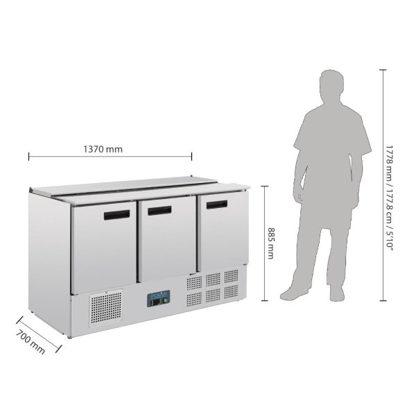 235W. 4GN countertop. R600a