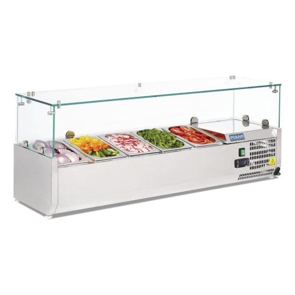 150W. Capacity: 5x 1/4GN. R600a