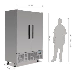 700W. Total usable capacity: 671 Ltr. R290