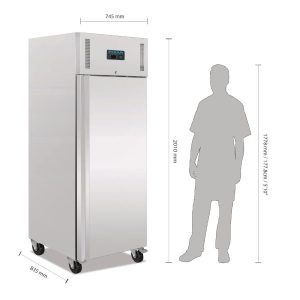 850W. Total usable capacity: 370 Ltr. R290