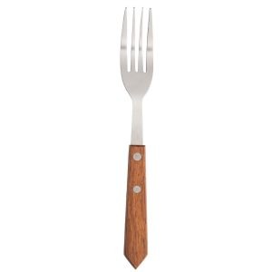 Olympia Steak Forks Wooden Handle (Pack of 12)