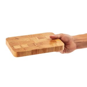 25(H) x 230(W) x 150(L)mm. Wooden food grade chopping board