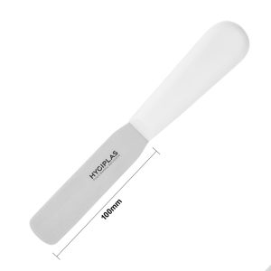 Blade length: 4". Weight: 50g. White for dairy and bakery