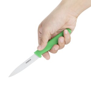 Blade length: 3". Weight: 20g. Green for salads and fruits