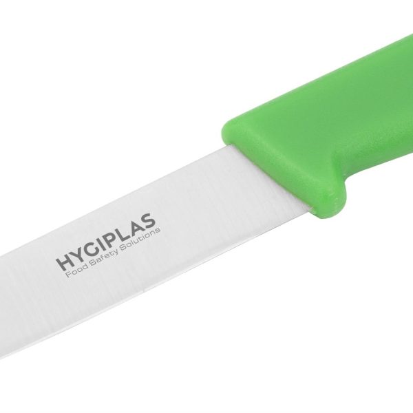 Blade length: 3". Weight: 20g. Green for salads and fruits
