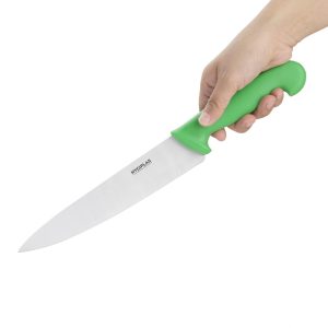 Blade length: 8.5". Weight: 160g. Green for salads and fruits