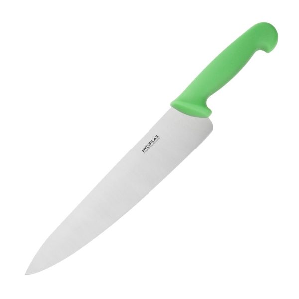 Blade length: 10". Weight: 190g. Green for salads and fruits