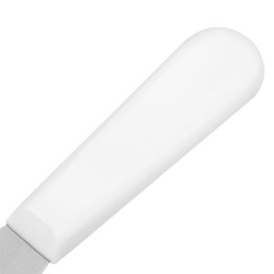 Blade length: 8". Weight: 60g. White for dairy and bakery