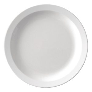 Kristallon Melamine Narrow Rimmed Plates 165mm (Pack of 12)
