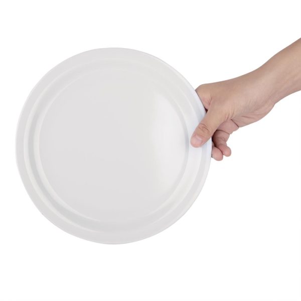 229(Ø)mm/ 9". White. Pack Quantity: 12.