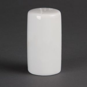 Olympia Whiteware Pepper Shakers 80mm (Pack of 12)