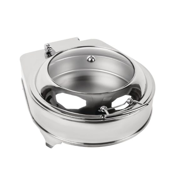 Round Glass Lid. Capacity: 6Ltr