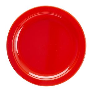Kristallon Polycarbonate Plates Red 172mm (Pack of 12)