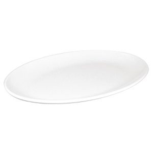 Kristallon Melamine Oval Coupe Plates 305mm (Pack of 12)