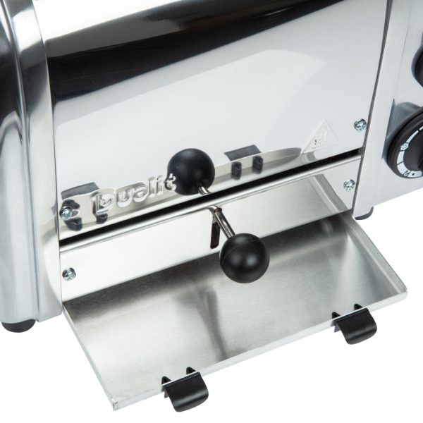 1.7kW. 3 Slots. Colour: Polished steel