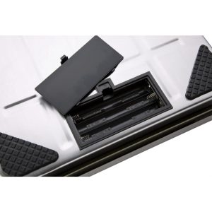 Capacity: 66lbs. Wall-mountable LCD display.