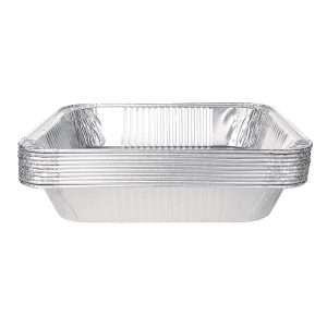 Nisbets Essentials Foil Containers and Lids 250ml (Pack of 50)