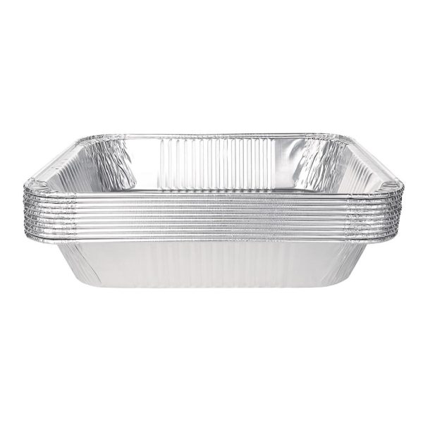 Nisbets Essentials Foil Containers and Lids 250ml (Pack of 50)