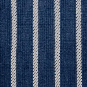 Navy with white stripe. Size: 18 x 28"
