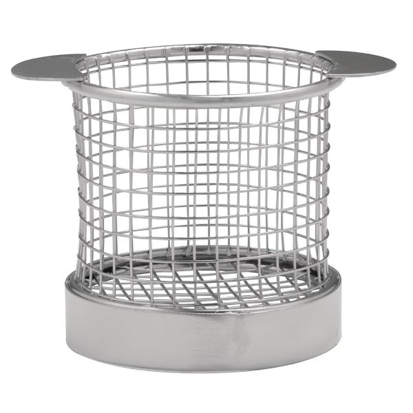 80(H)x 80(Ø)mm. Stainless Steel with Ears