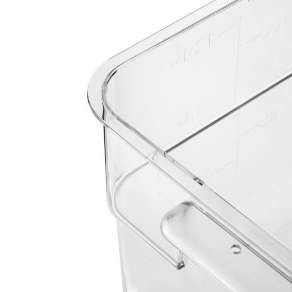Capacity: 15Ltr. Material: Polycarbonate. Colour: Clear
