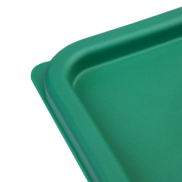 Hygiplas Square Food Storage Container Lid Green Small