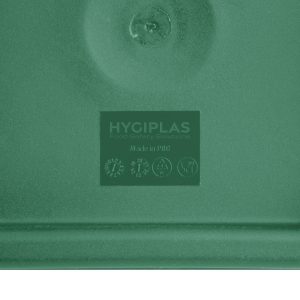 Hygiplas Square Food Storage Container Lid Green Large
