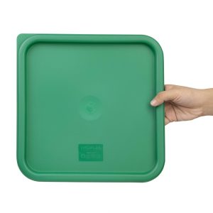 Hygiplas Square Food Storage Container Lid Green Large