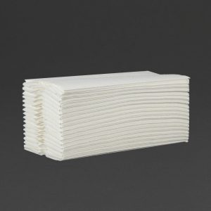 Jantex C Fold Paper Hand Towels White 2-Ply 160 Sheets (Pack of 15)