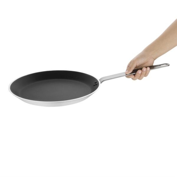Vogue Platinum Plus Anodised Aluminium Non-Stick Teflon Crepe Pan 30cm
