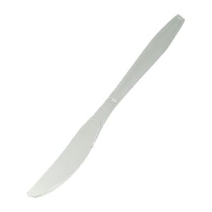 Fiesta Heavy Duty Disposable Plastic Knives Clear (Pack of 100)