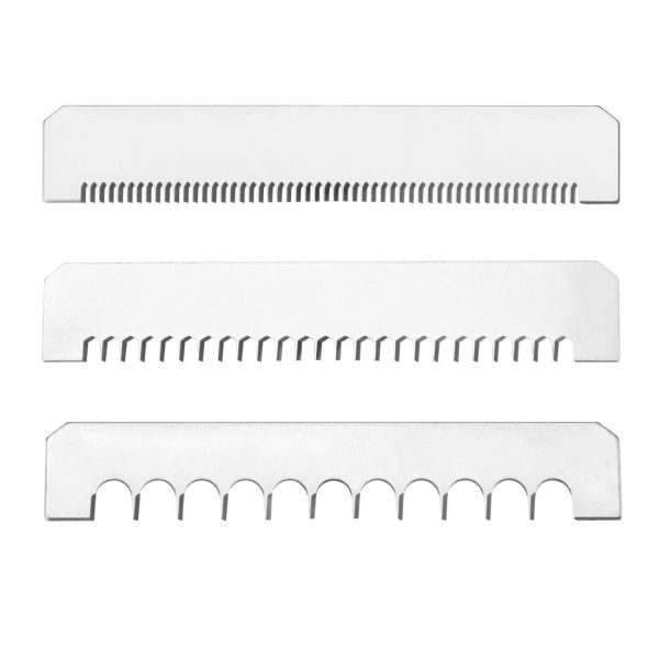 Safety guard and interchangeable blades included.