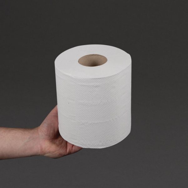 2-Ply. Roll Length: 120m. Pack Quantity: 6