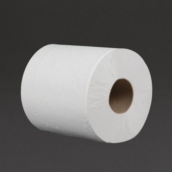 2-Ply. Roll Length: 120m. Pack Quantity: 6