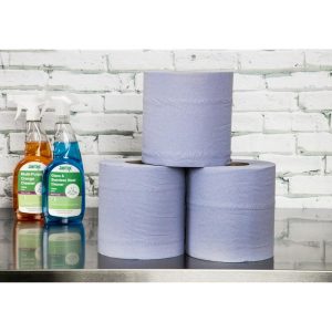 2-Ply. Roll Length: 120m. Pack Quantity: 6