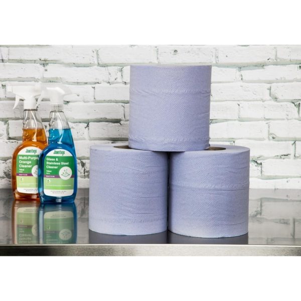 2-Ply. Roll Length: 120m. Pack Quantity: 6