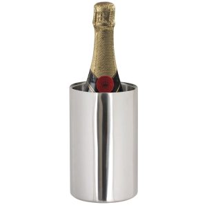 Polished Stainless Steel Wine And Champagne Cooler