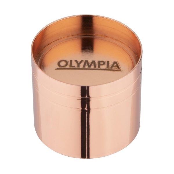 25ml measure. Copper plated
